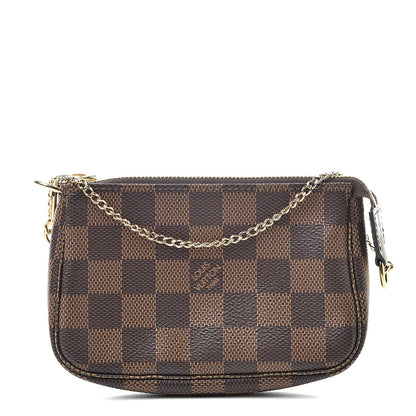 Louis Vuitton Damier Ebene Mini Pochette Accessories 1 of 8