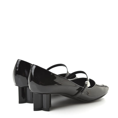 Louis Vuitton Patent Uniformes Silhouette 40mm Pumps 36.5 Black 4 of 8