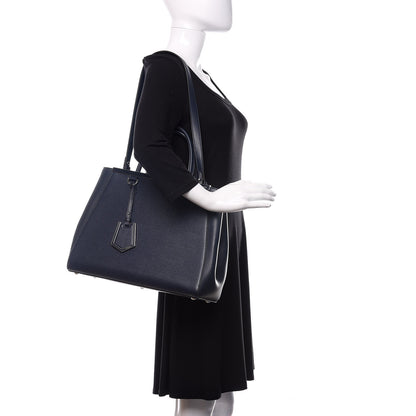 Fendi Vitello Elite Regular 2Jours Tote Lavagna 2 of 11