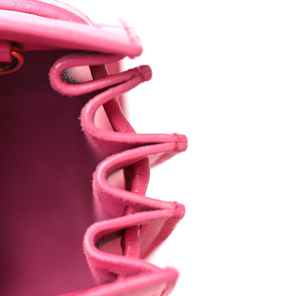 Saint Laurent Calfskin Sac De Jour Nano Lipstick Fuchsia 9 of 12