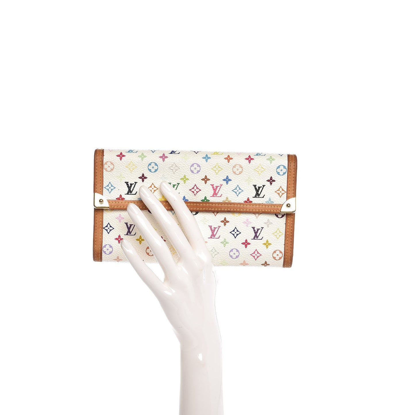Monogram Multicolor Porte Tresor International Wallet White