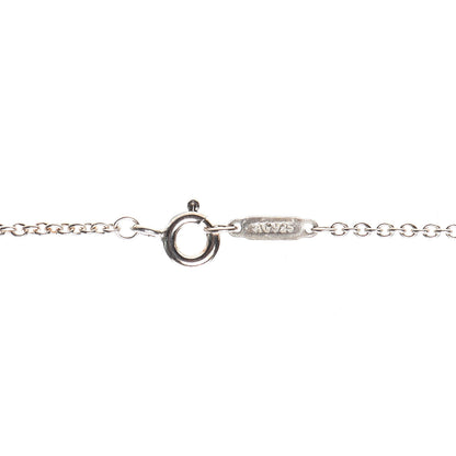 Tiffany Sterling Silver Open Ring Pendant Necklace 4 of 7