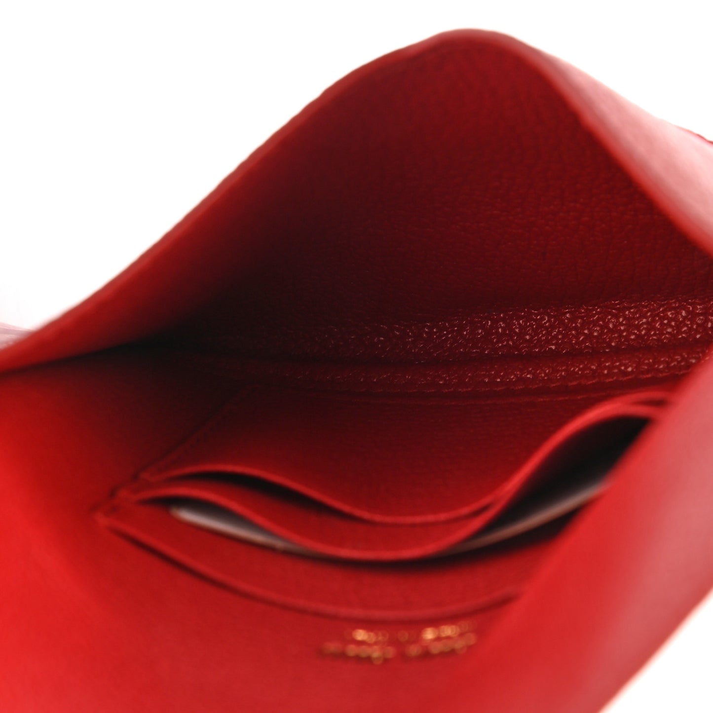 Goatskin Madras Love Wristlet Pouch Rosa