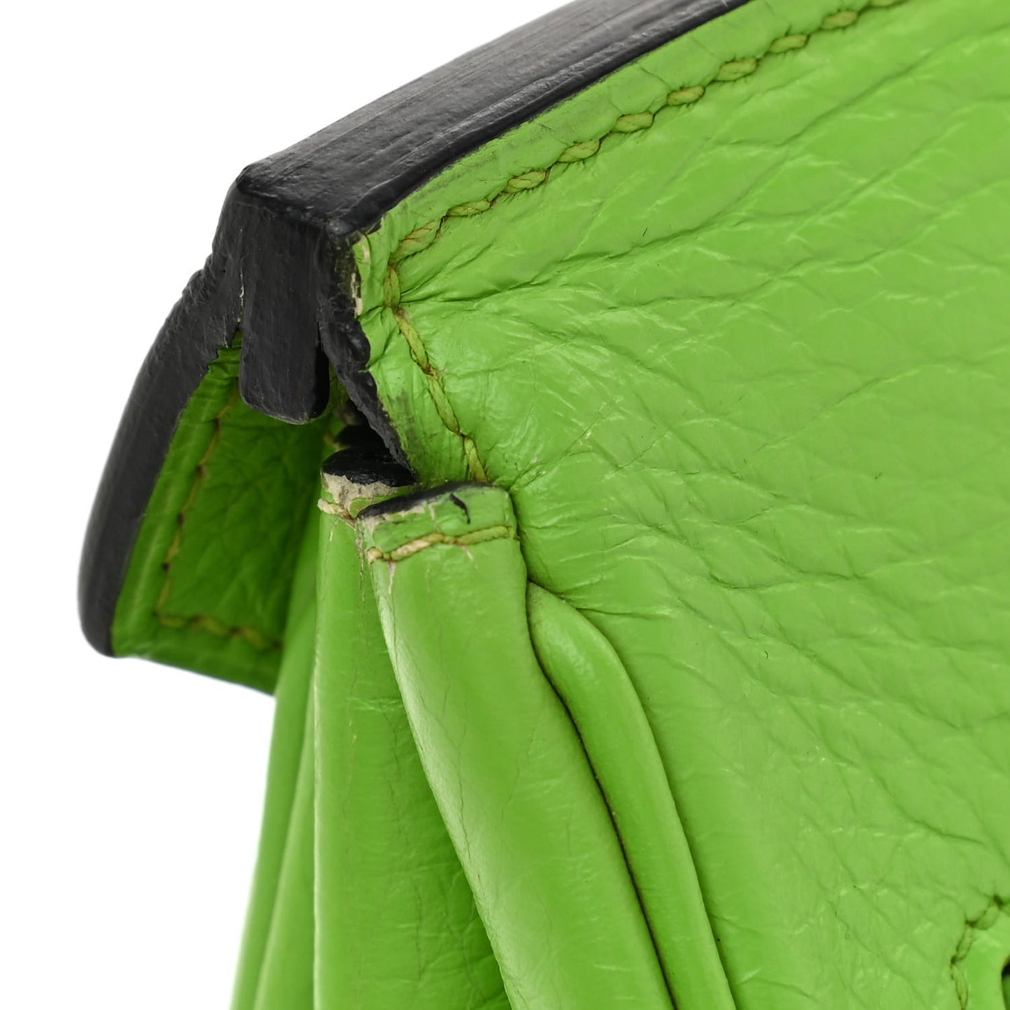 Taurillon Clemence Birkin 35 Vert Cru