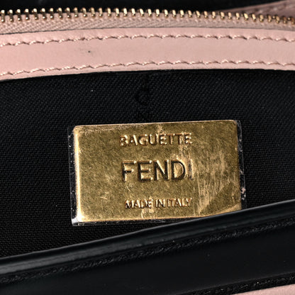 Fendi Nappa Apolo Bi-Color Chain Baguette Rosa Quarzo Black 6 of 14