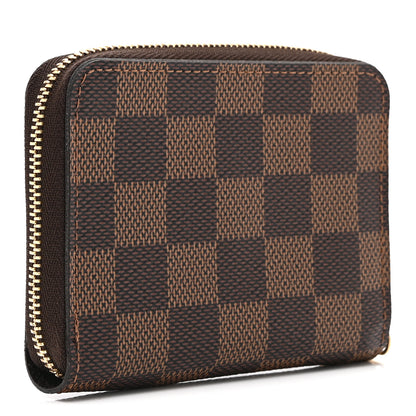 Louis Vuitton Damier Ebene Zippy Coin Purse 3 of 9