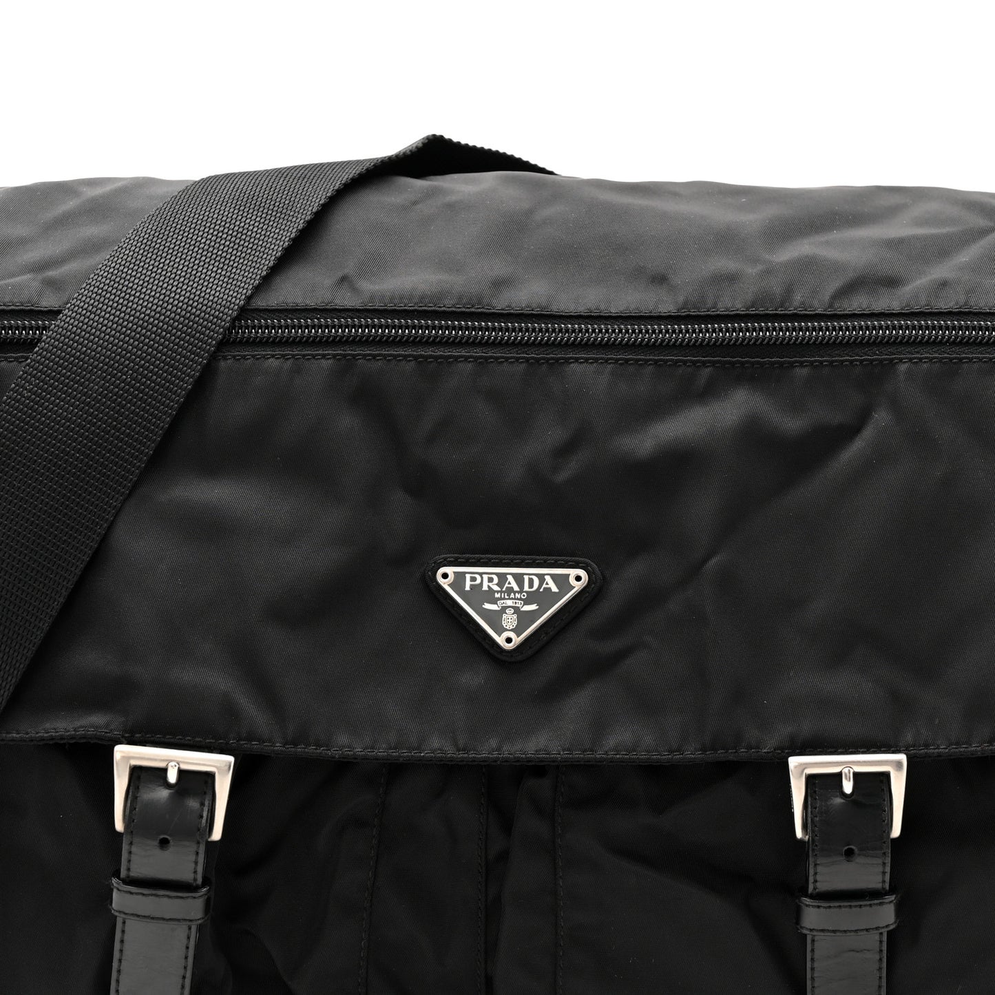 Tessuto Nylon Messenger Bag Black