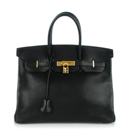 Hermes Evergrain Birkin 35 Black 1 of 22