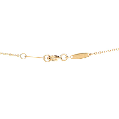 Tiffany 18K Yellow Gold 16mm Elsa Peretti Open Heart Pendant Necklace 4 of 6