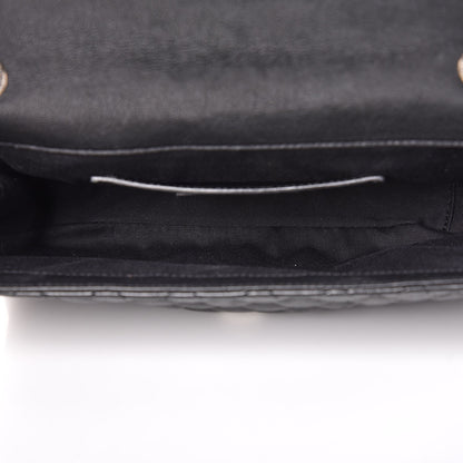 Saint Laurent Sheepskin Tri-Quilt Monogram Medium College Bag Black 5 of 8