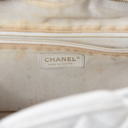 Chanel Caviar Quilted Large Bowler White 17 of 18
