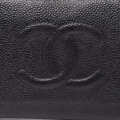 Chanel Caviar Large Timeless CC Zip Around Wallet Black 12 of 12