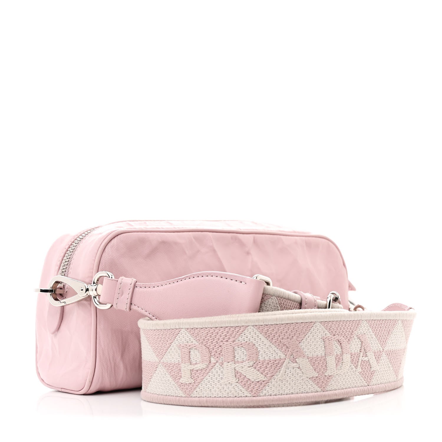 Prada Nappa Antique Multi-Pocket Shoulder Bag Alabastro 3 of 10