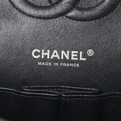 Chanel Iridescent Caviar Quilted Medium Double Flap Black 6 of 13