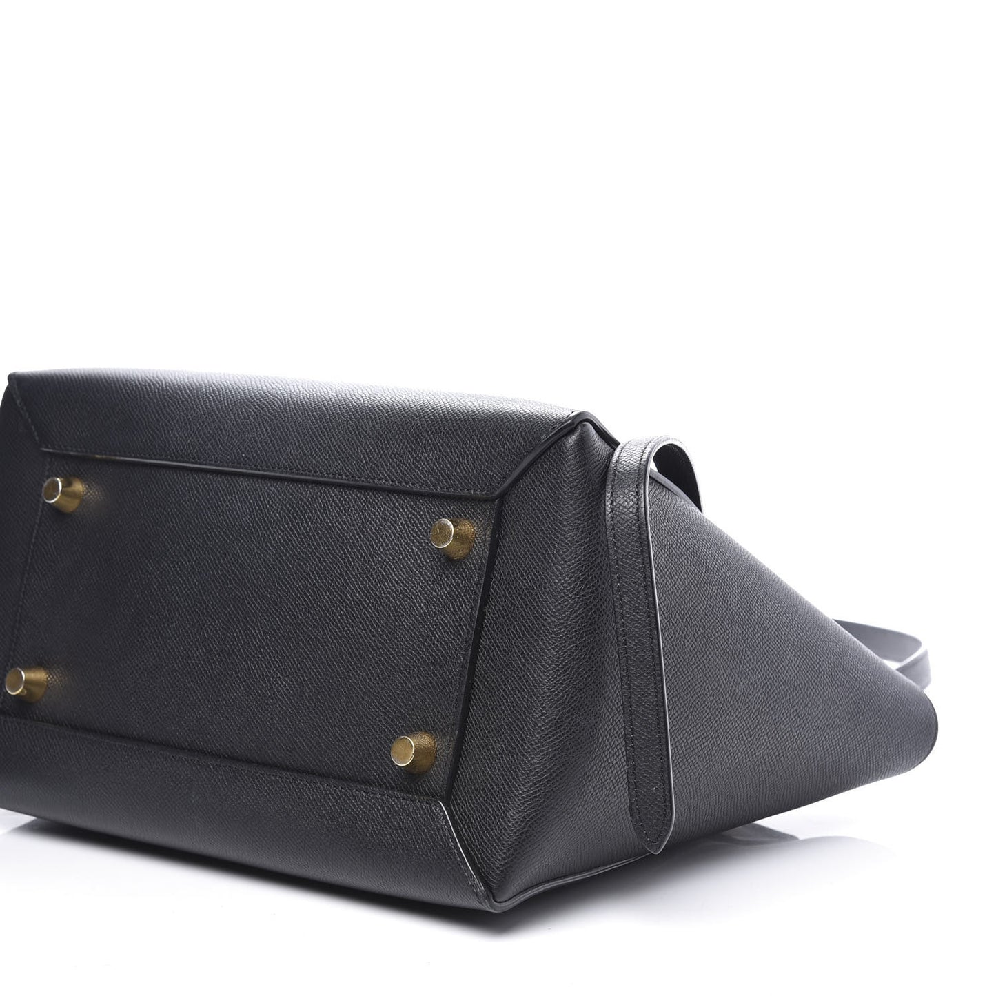 Grained Calfskin Small Belt Bag Black