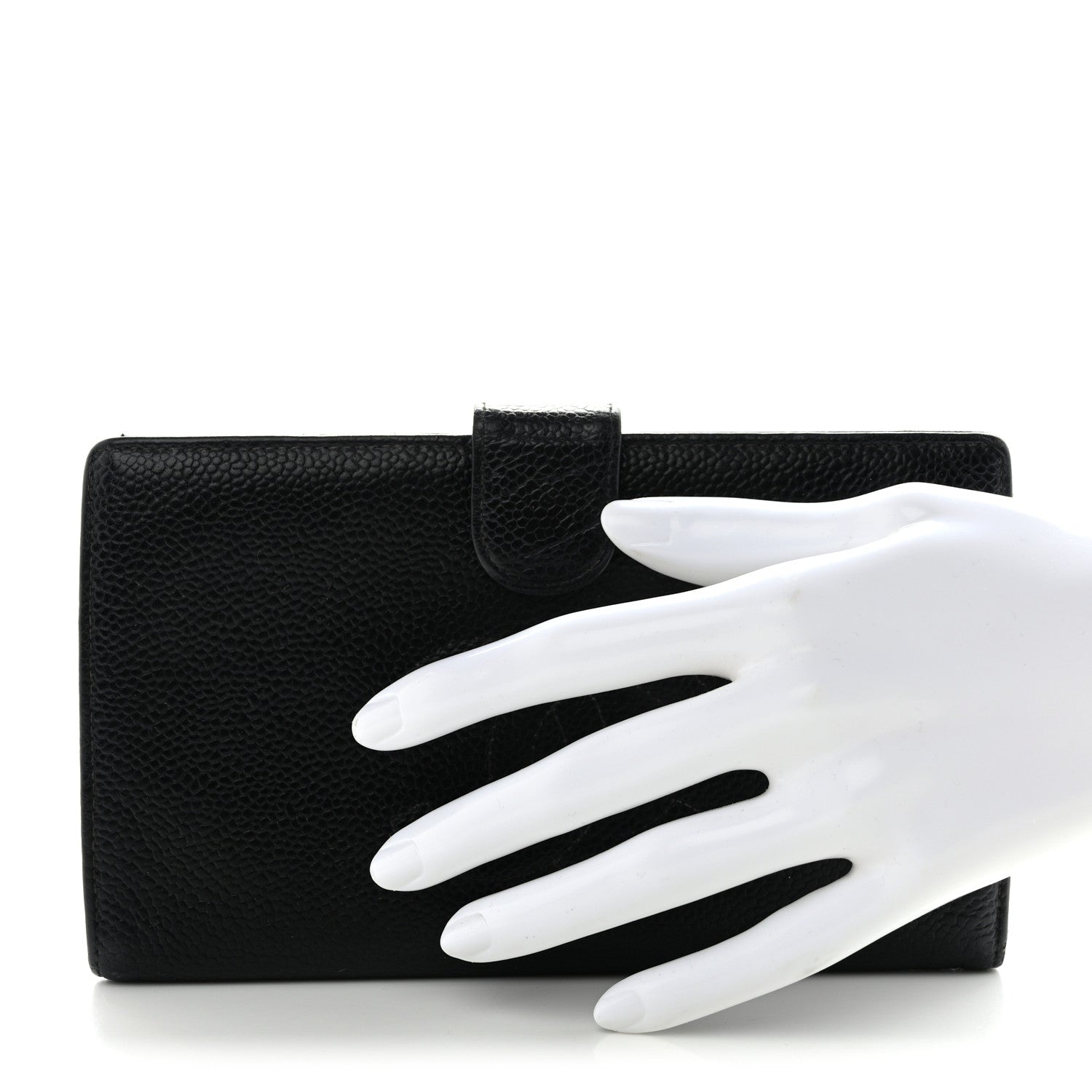 Chanel Caviar Timeless CC French Wallet Black 2 of 13