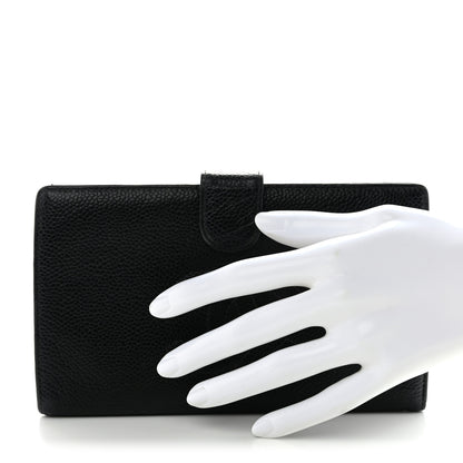 Chanel Caviar Timeless CC French Wallet Black 2 of 13
