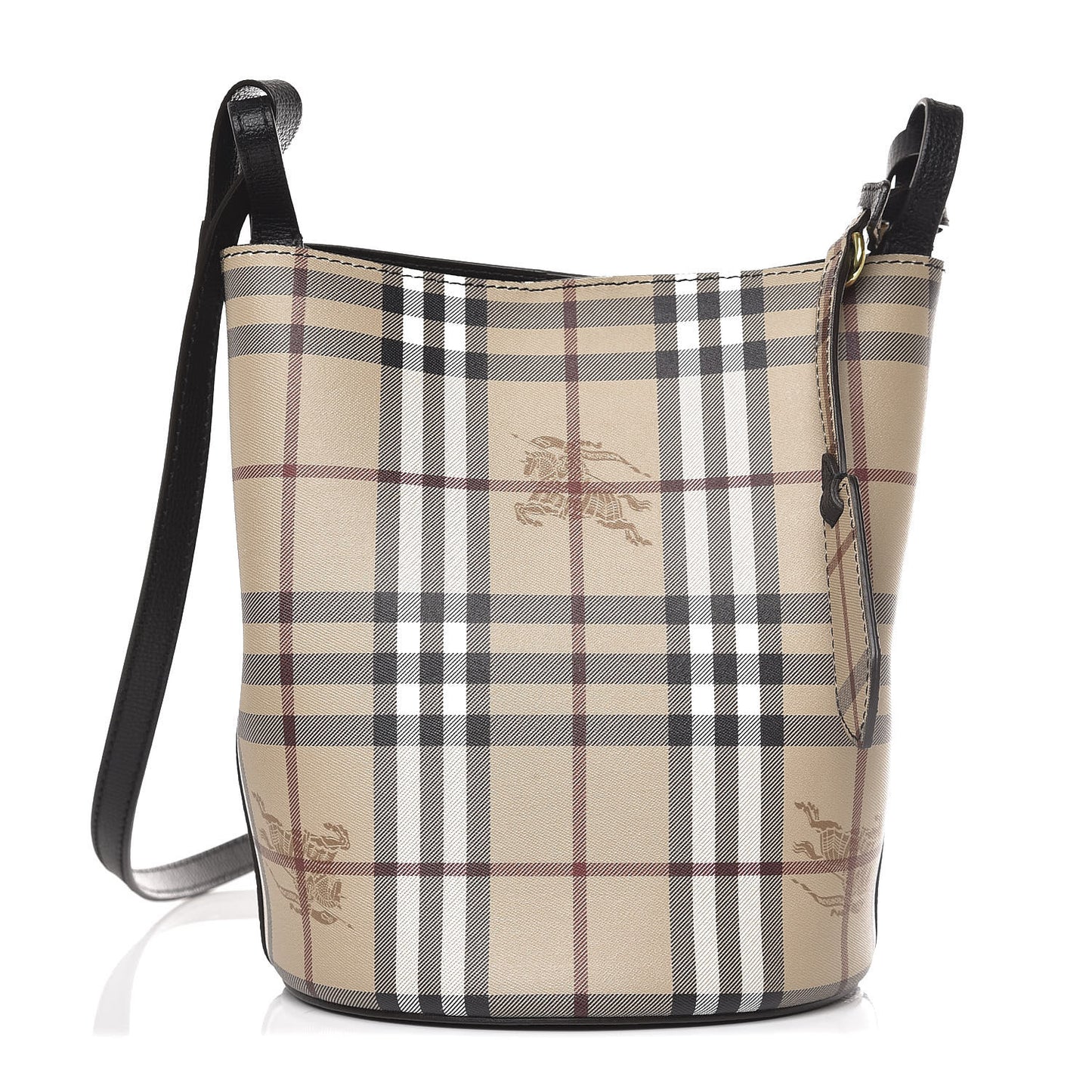 Haymarket Check Colours Small Lorne Bucket Crossbody Black