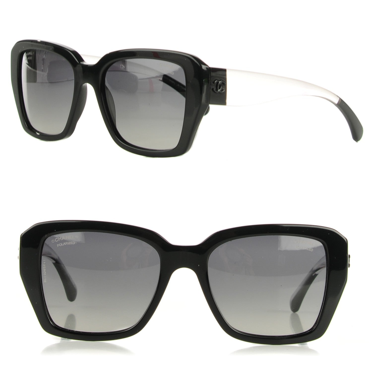 Chanel CC Sunglasses 5263 Clear Black 1 of 7