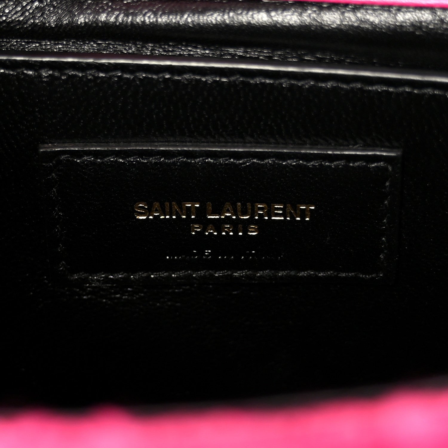 Saint Laurent Boucle Tweed Patchwork Monogram Medium Jamie Baguette Magenta 5 of 10