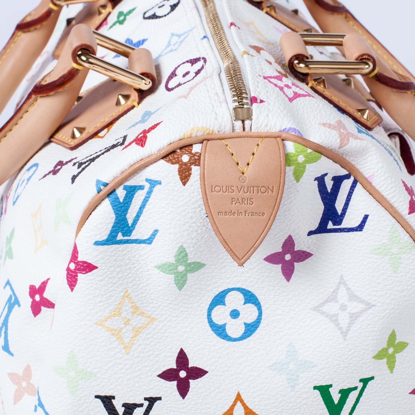 Monogram Multicolor Speedy 30 White