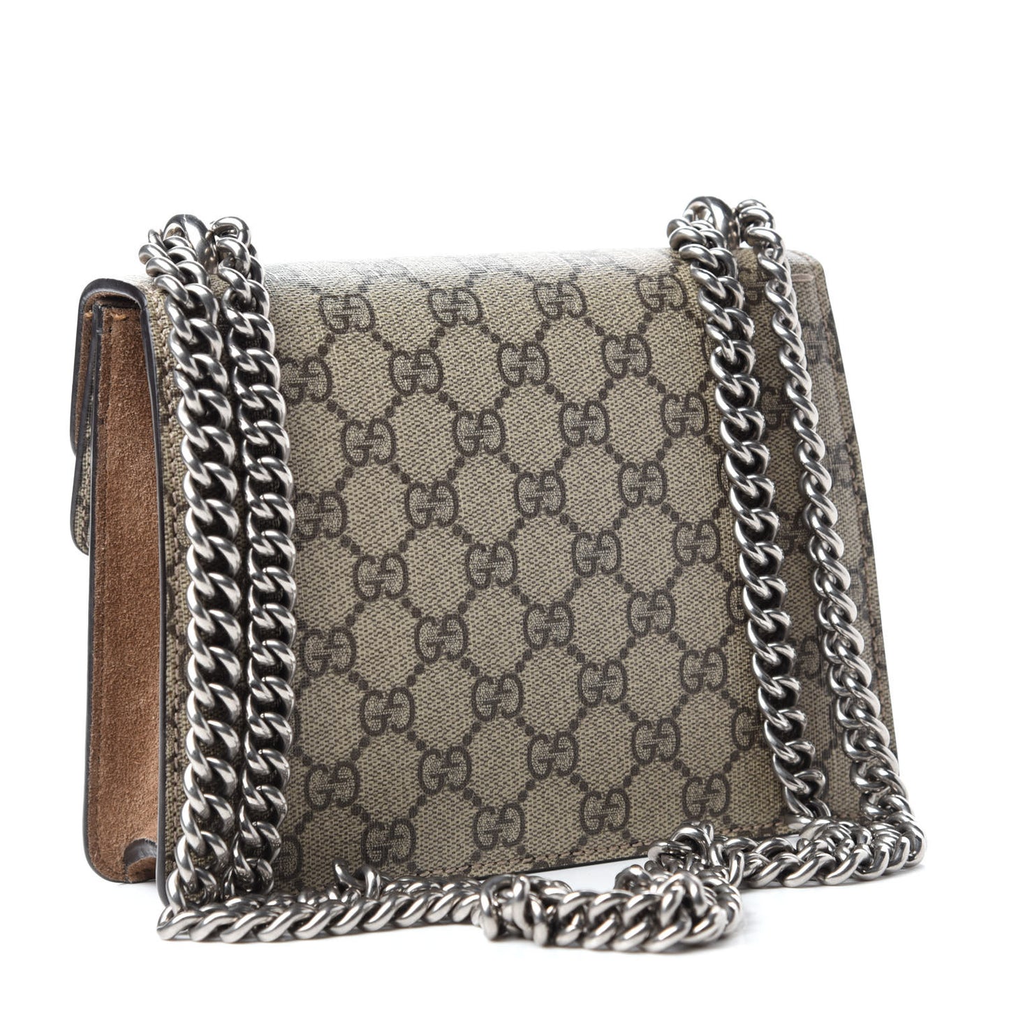 GG Supreme Monogram Mini Dionysus Shoulder Bag Taupe