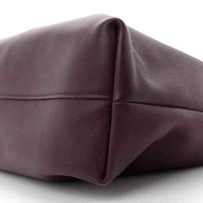 Loewe Mellow Nappa Medium Donut Chain Flamenco Knot Clutch Dark Burgundy 10 of 11