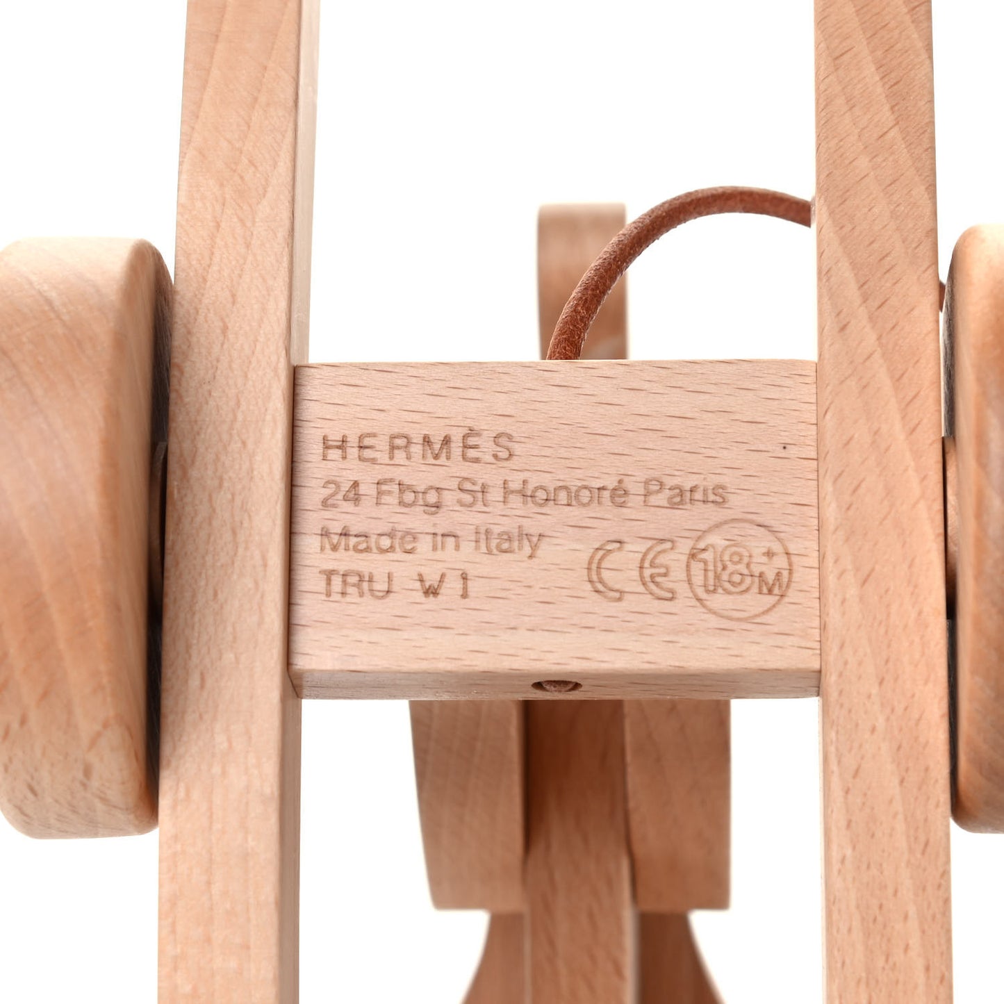 Beechwood Spirit Pull-Along Rocking Horse Naturel