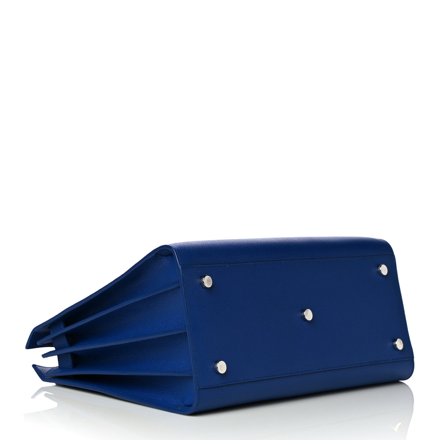 Saint Laurent Grained Calfskin Small Sac De Jour Outremer 4 of 12