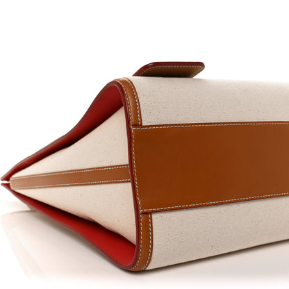 Alexander McQueen Canvas The Tall Story Shoulder Bag Natural Tan 5 of 8