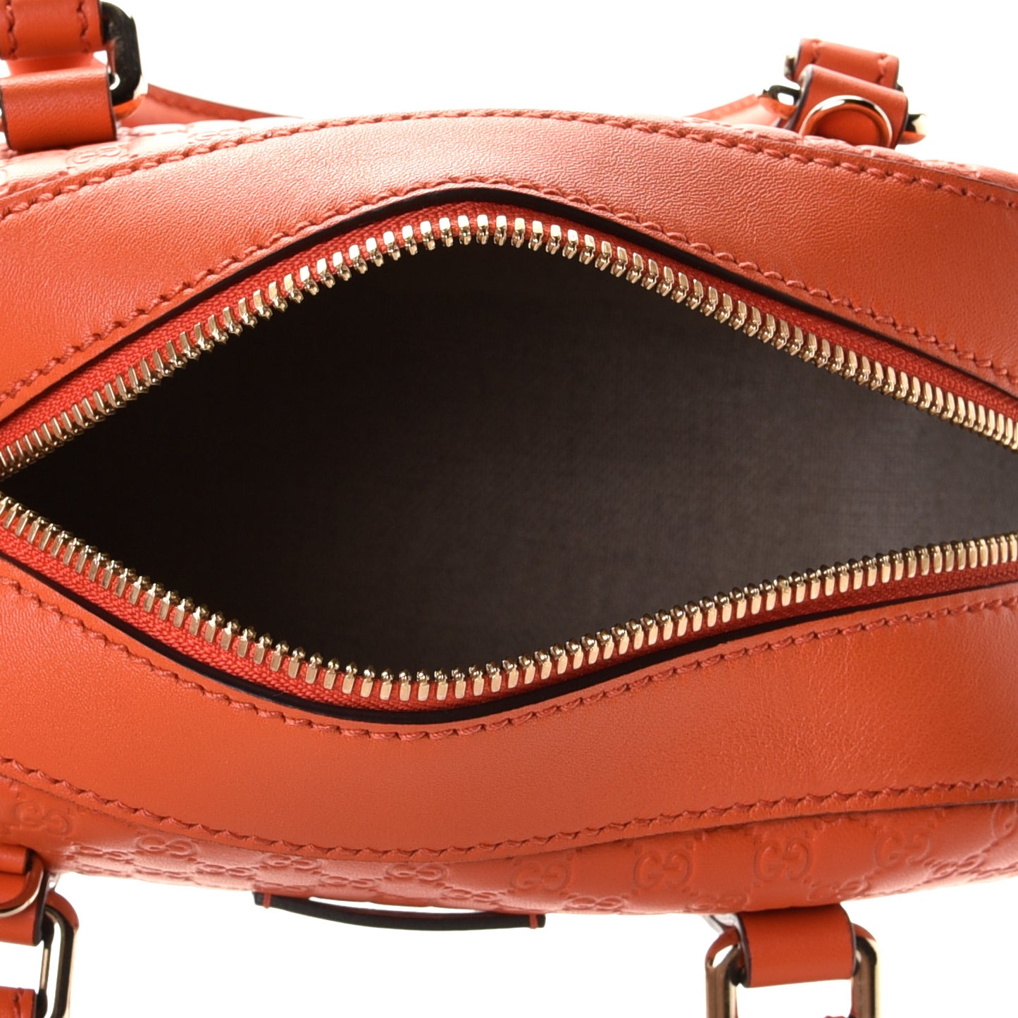 Soft Microguccissima Small Crossbody Bag Sun Orange