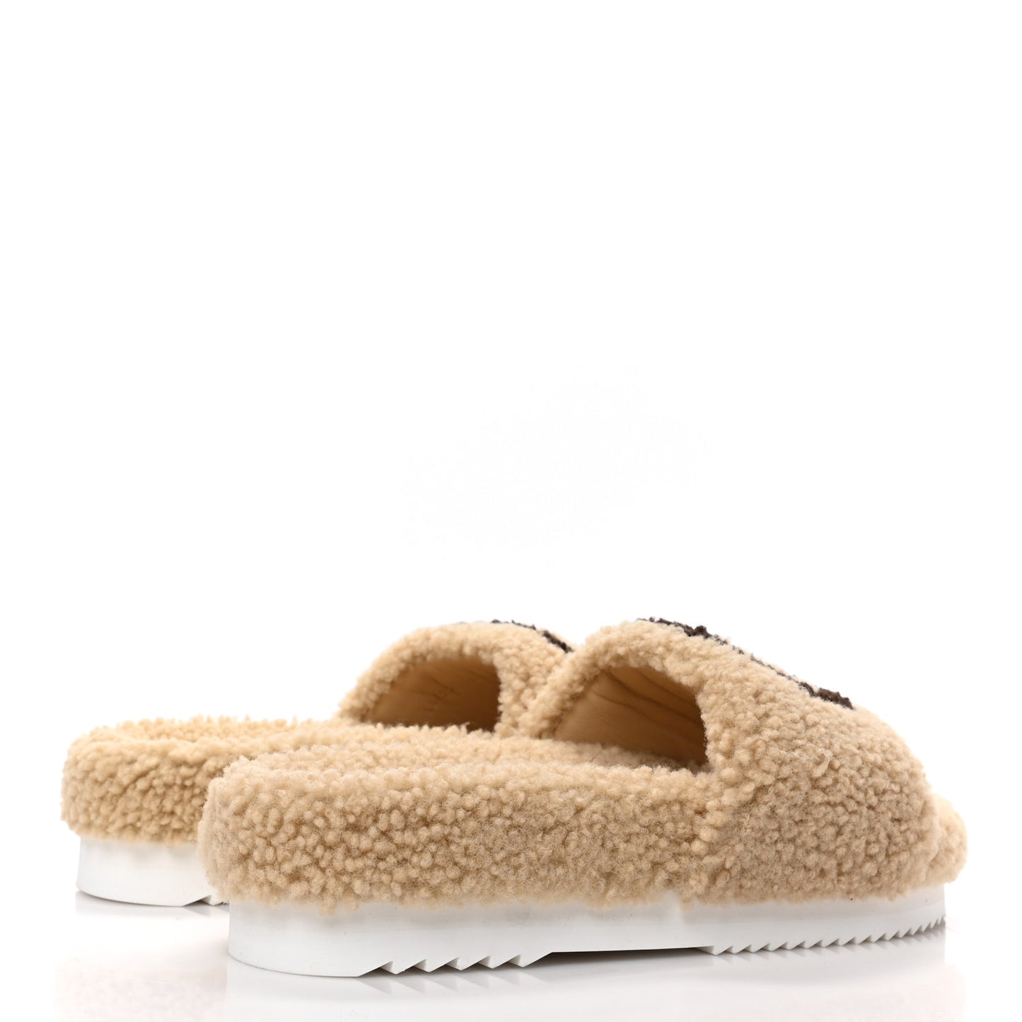 Shearling Womens Eileen Slide Sandals 38 Cocoa Butterscotch