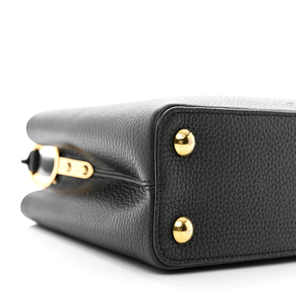 Louis Vuitton Taurillon Capucines BB Black 8 of 9