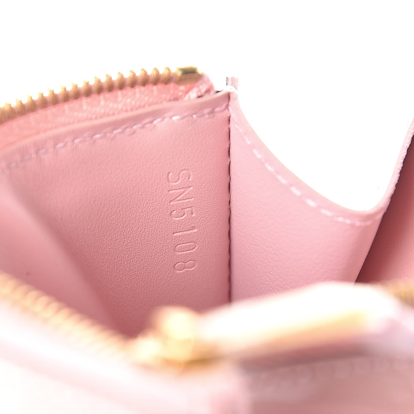 Patent Miroir Venice Key Pouch Rose Ballerine