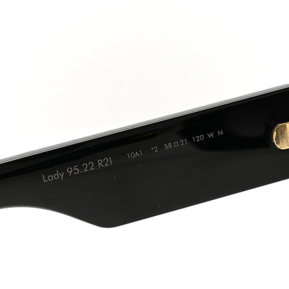 Christian Dior Acetate Cannage Lady 95.22 R21 Sunglasses Black 7 of 8
