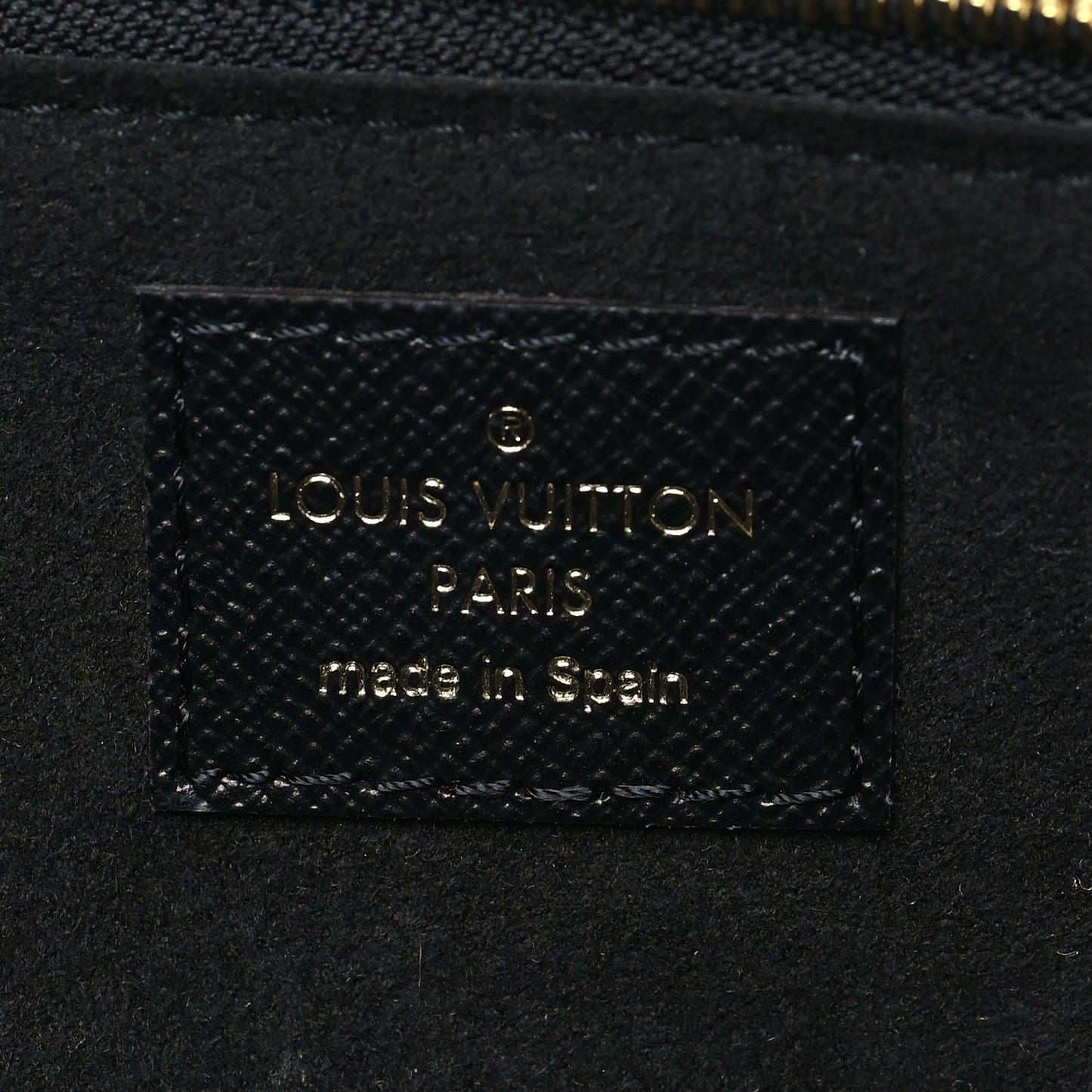 Monogram Giant Jungle Pochette Double Zip Black