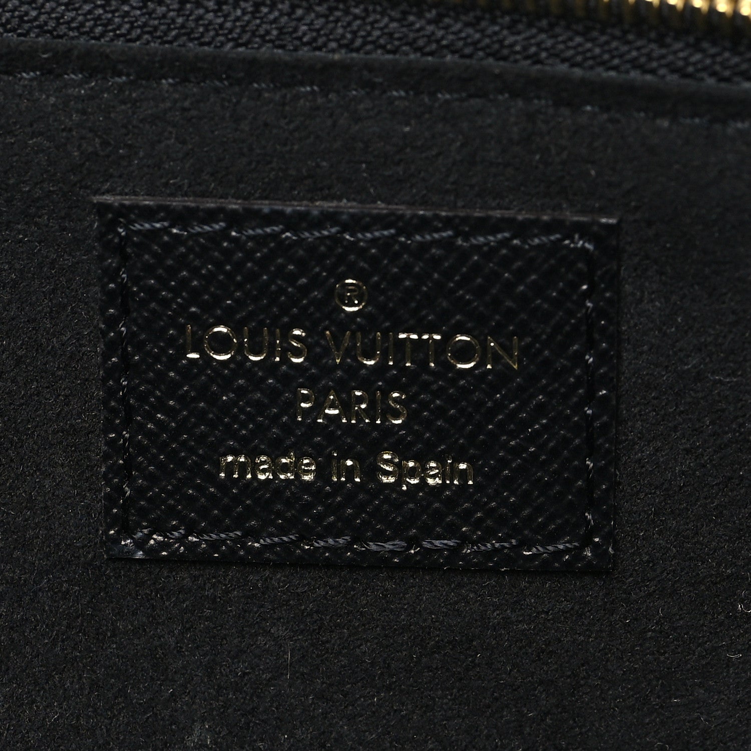 Louis Vuitton Monogram Giant Jungle Pochette Double Zip Black 6 of 7