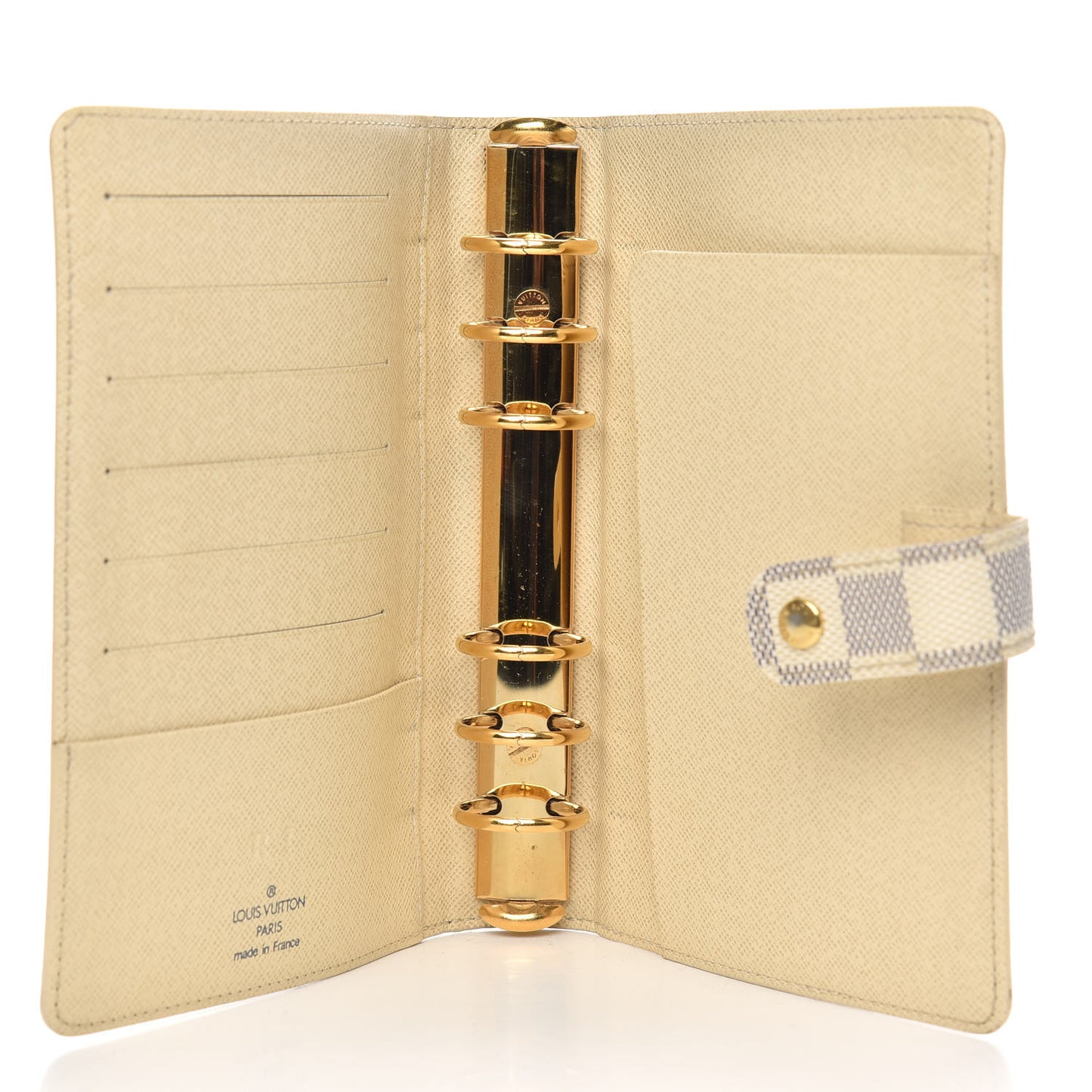 Damier Azur Medium Ring Agenda Cover