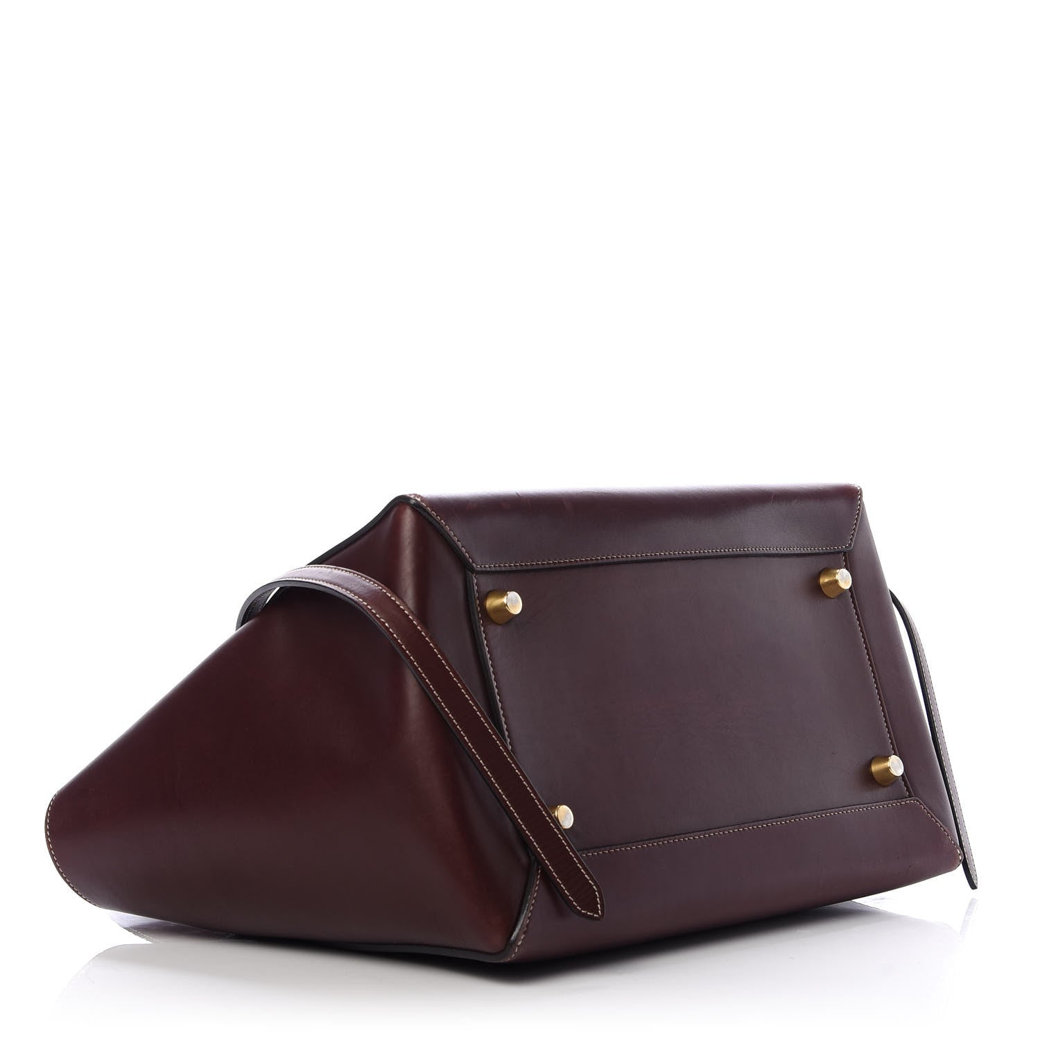 Celine Natural Calfskin Small Belt Bag Burgundy 4 of 14