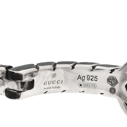 Gucci Sterling Silver Interlocking G Hoop Earrings 4 of 4