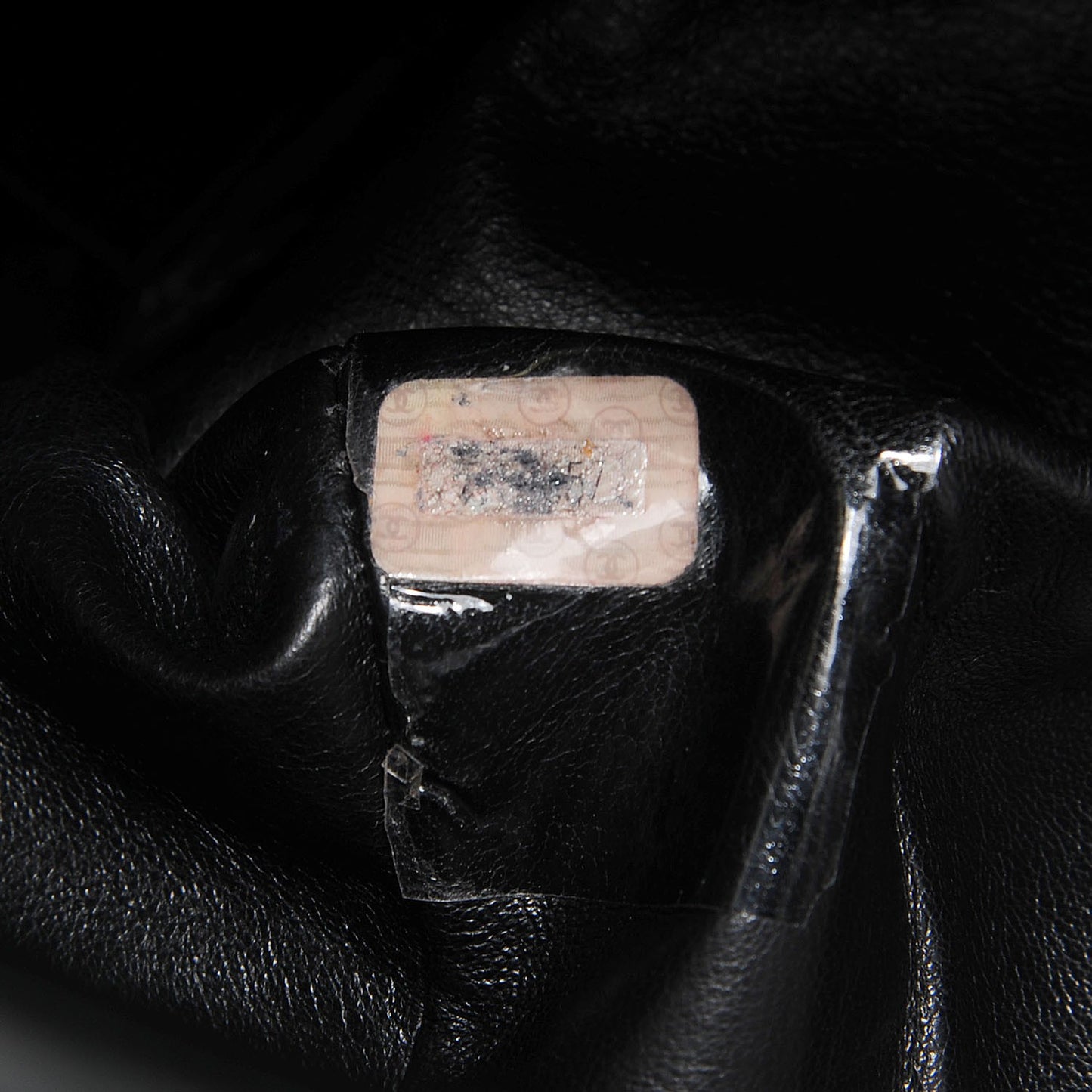 Lambskin Jumbo Shoulder Bag Black