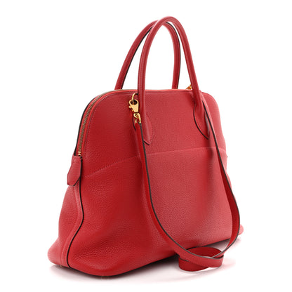 Hermes Taurillon Clemence Bolide 35 Rouge Piment 3 of 13