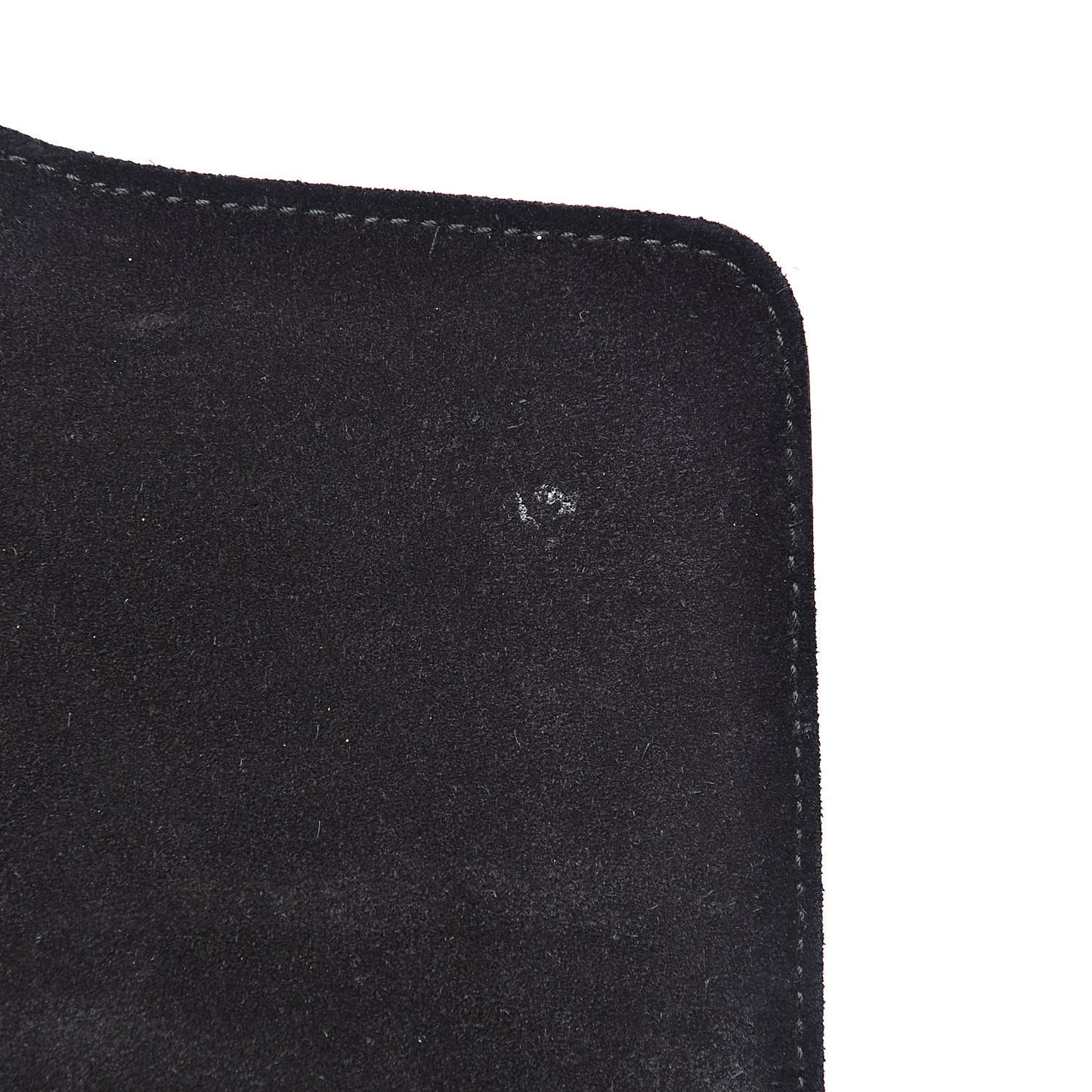 Suede Medium Arli Flap Shoulder Bag Black