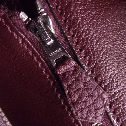 Hermes Taurillon Clemence BIRKIN 35 Plum 10 of 15