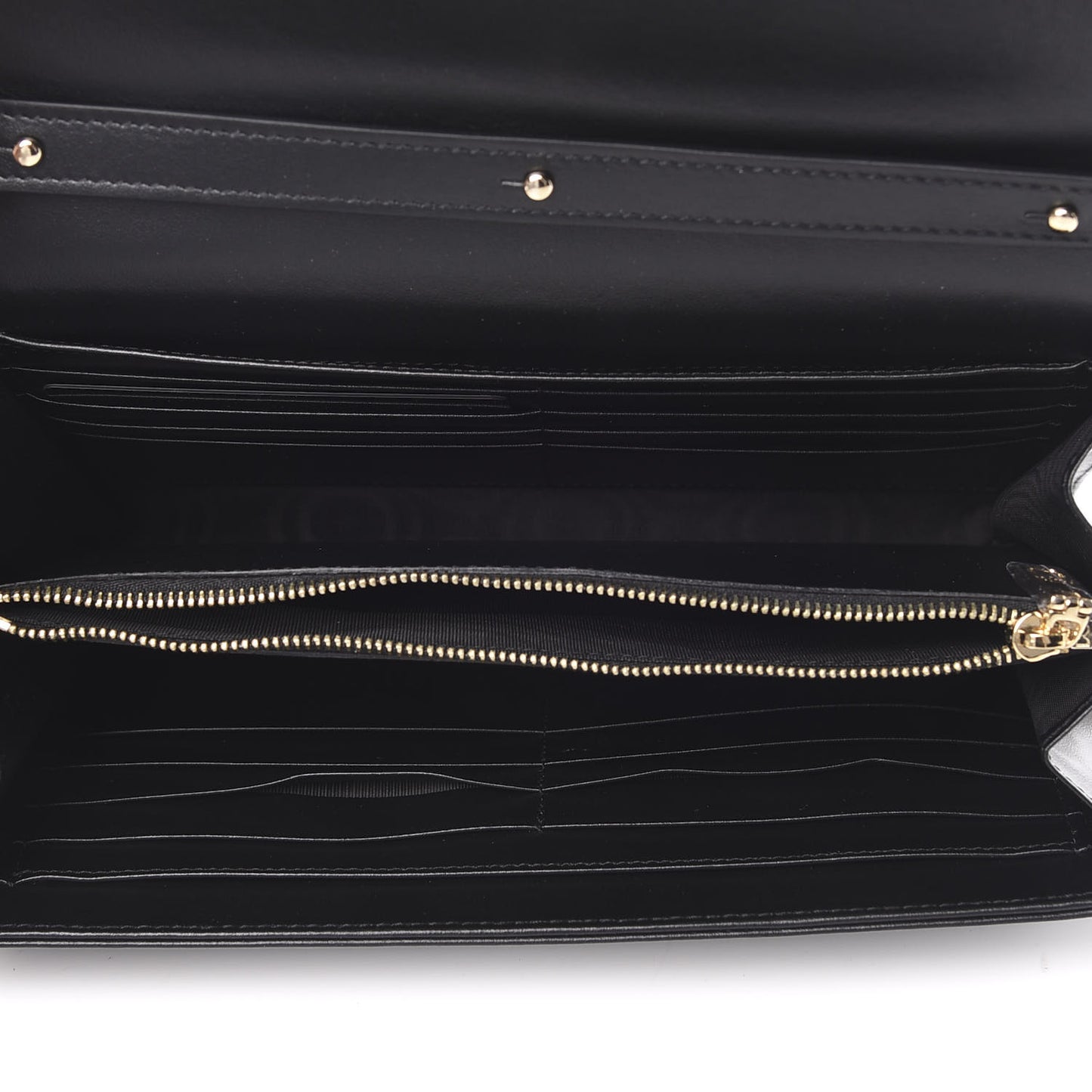 Vitello L'Amore Bellezza Chain Wallet Black