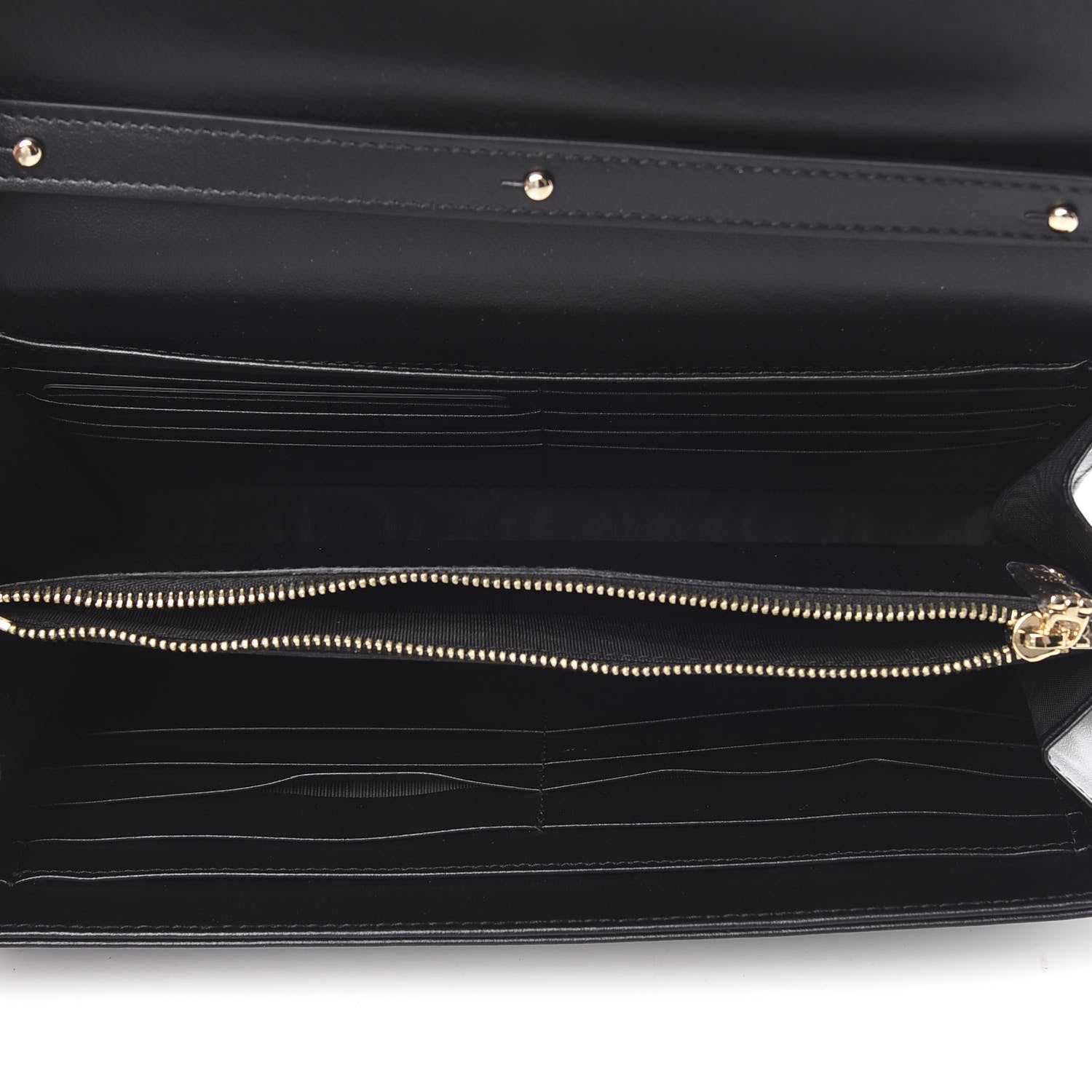 Dolce & Gabbana Vitello L'Amore Bellezza Chain Wallet Black 5 of 14