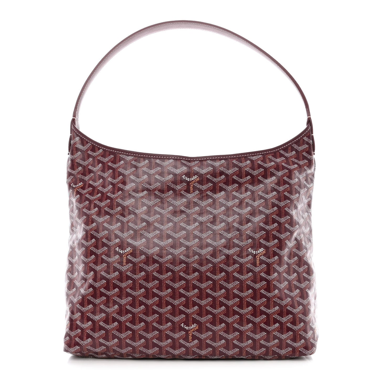 Goyardine Boheme Hobo Burgundy