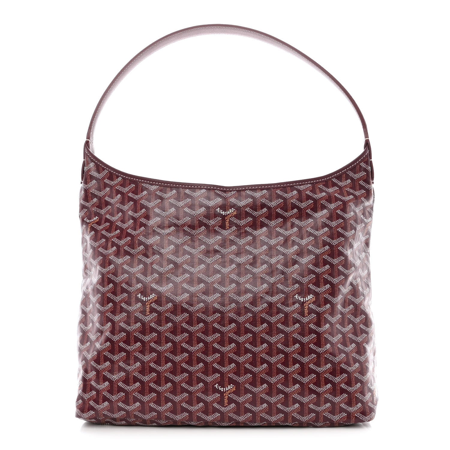 Goyard Goyardine Boheme Hobo Burgundy 3 of 12