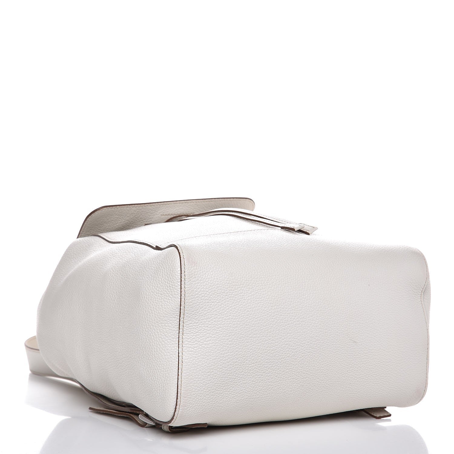 Prada Vitello Daino Cinch Backpack Talco 4 of 12