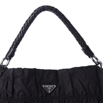 Prada Tessuto Nylon Gaufre Hobo Black 11 of 11